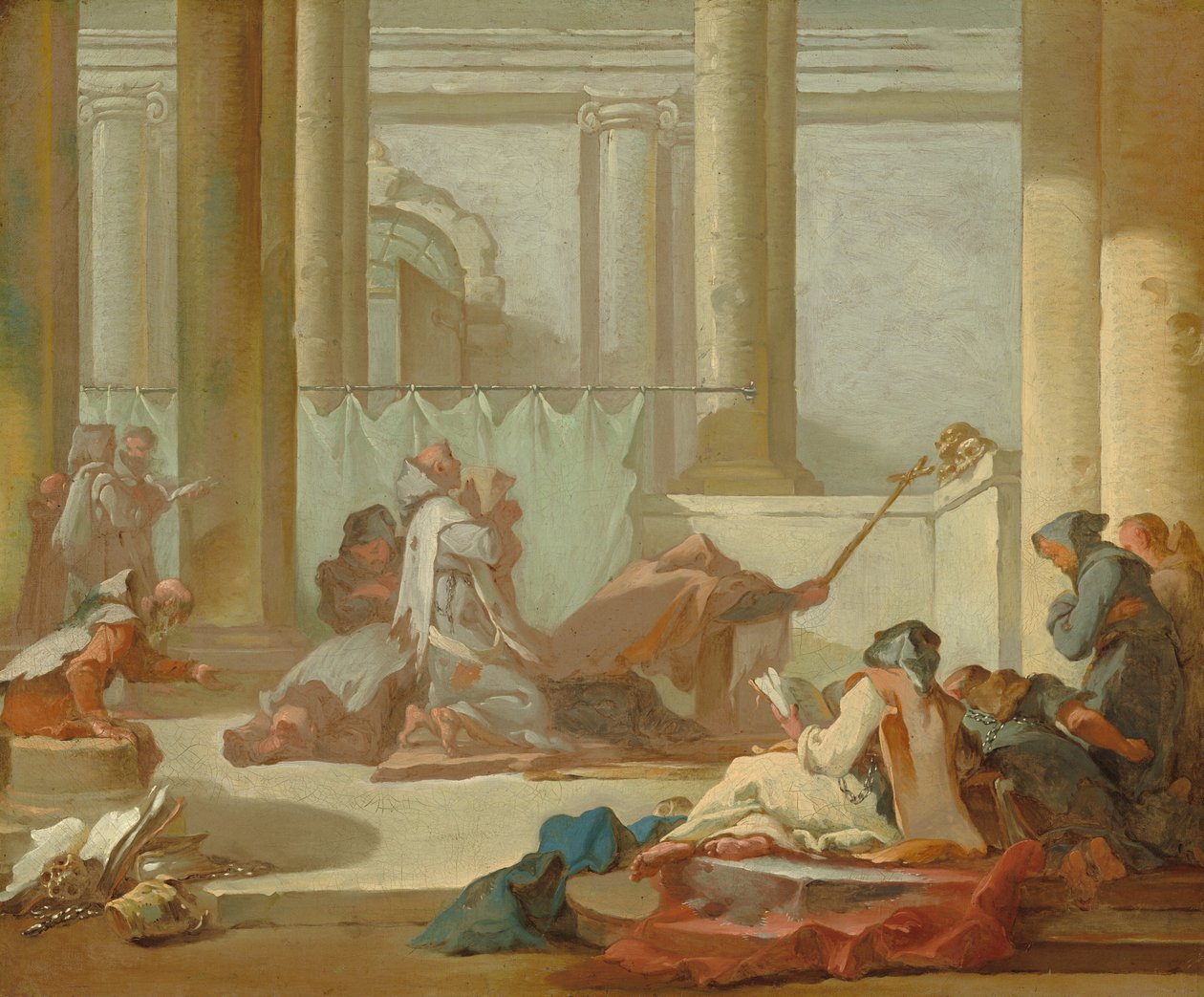 Klanění lebek, c. 17331734. od Michel Francois Dandre Bardon