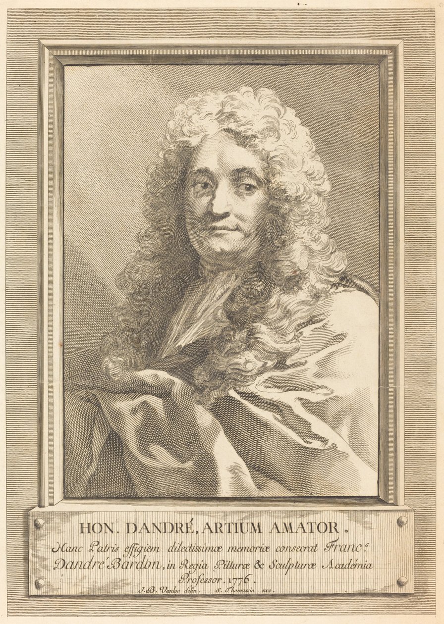 Portrét umělcova otce od Michel François Dandré Bardon after Jean Baptiste Van Loo