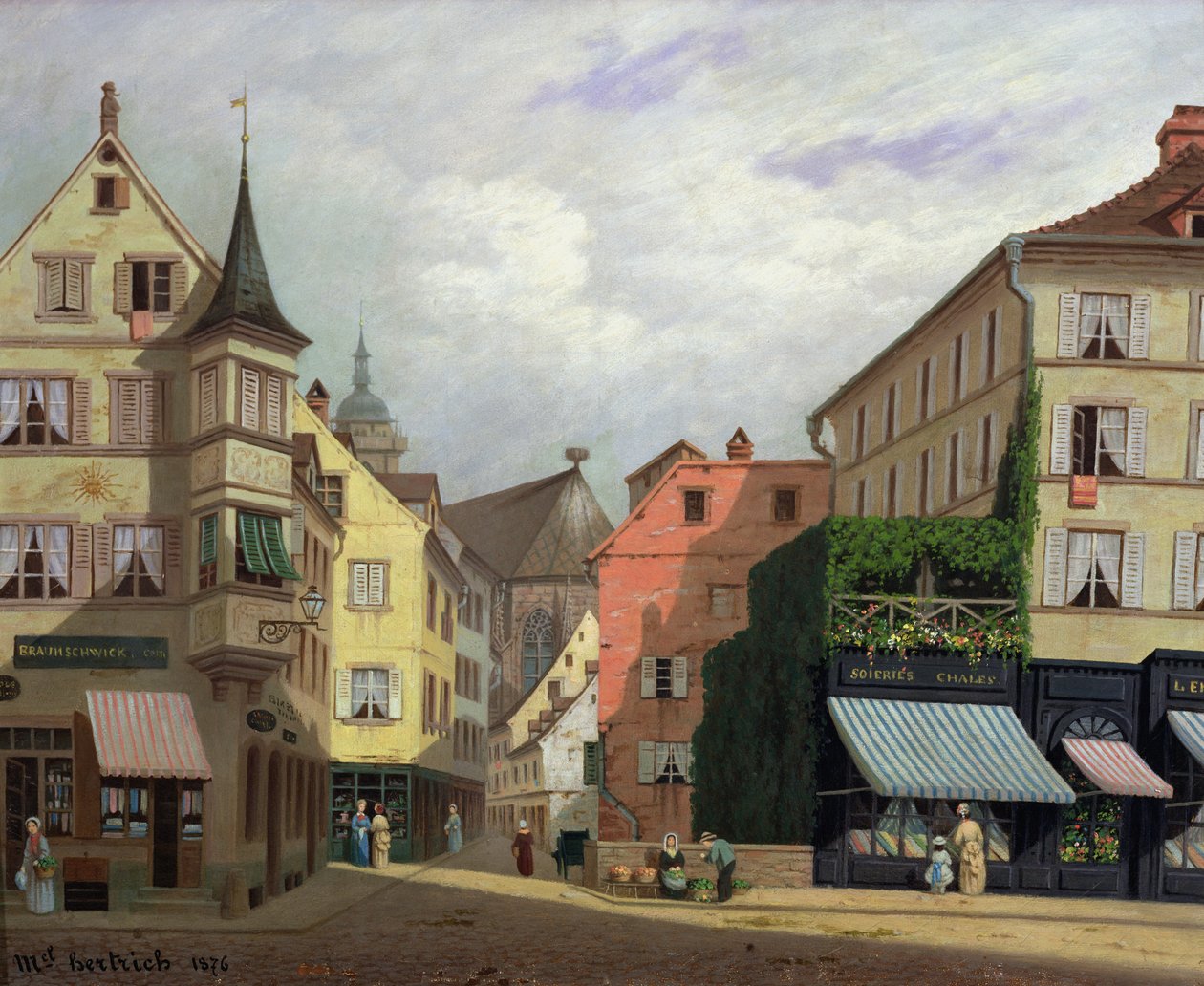 Maison Mathieu, Grand-Rue, Colmar, 1876 od Michel Hertrich