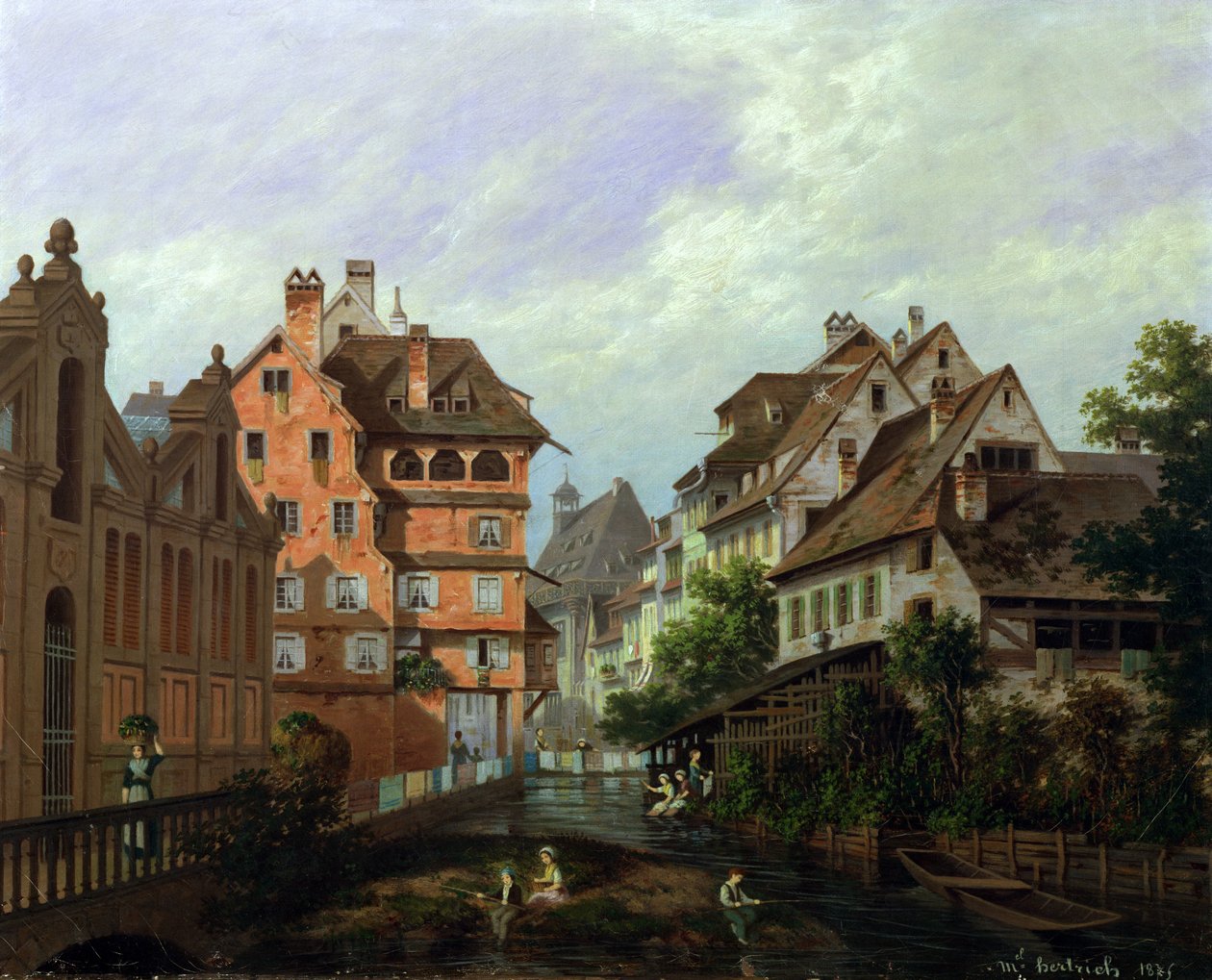 Rue des Tanneurs, Colmar, 1875 od Michel Hertrich
