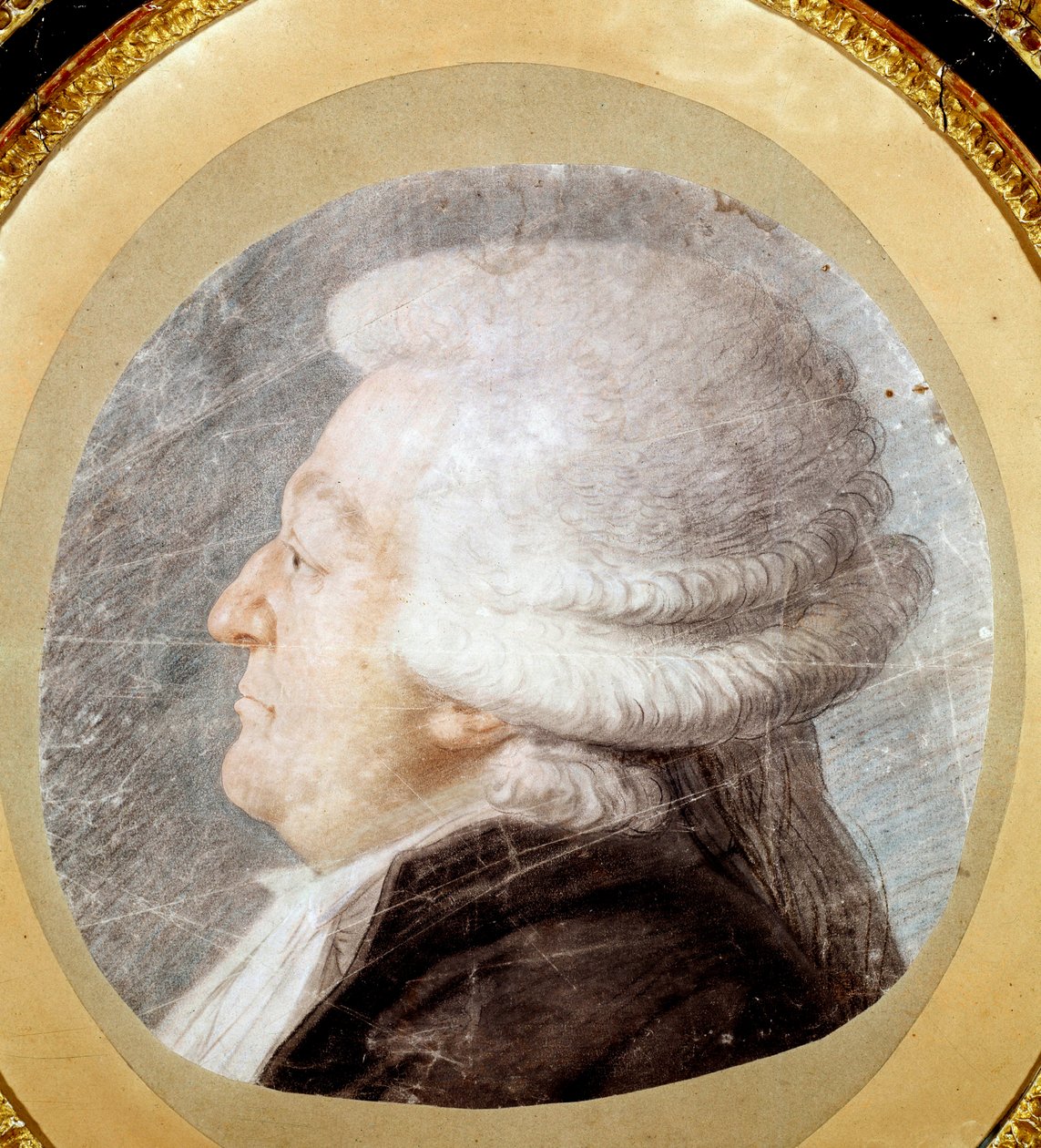 Portrét Honore Gabriela (Honore-Gabriel) Riquetiho, hraběte z Mirabeau (1749-1791) v kostýmu zástupce třetího státu v roce 1789. Kresba Michel Honore Bounieu (1740-1814) od Michel Honore Bounieu