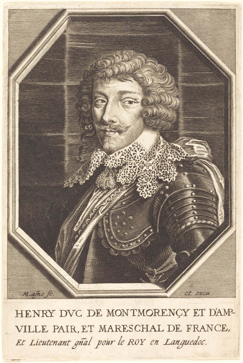 Jindřich II., vévoda z Montmorency od Michel Lasne