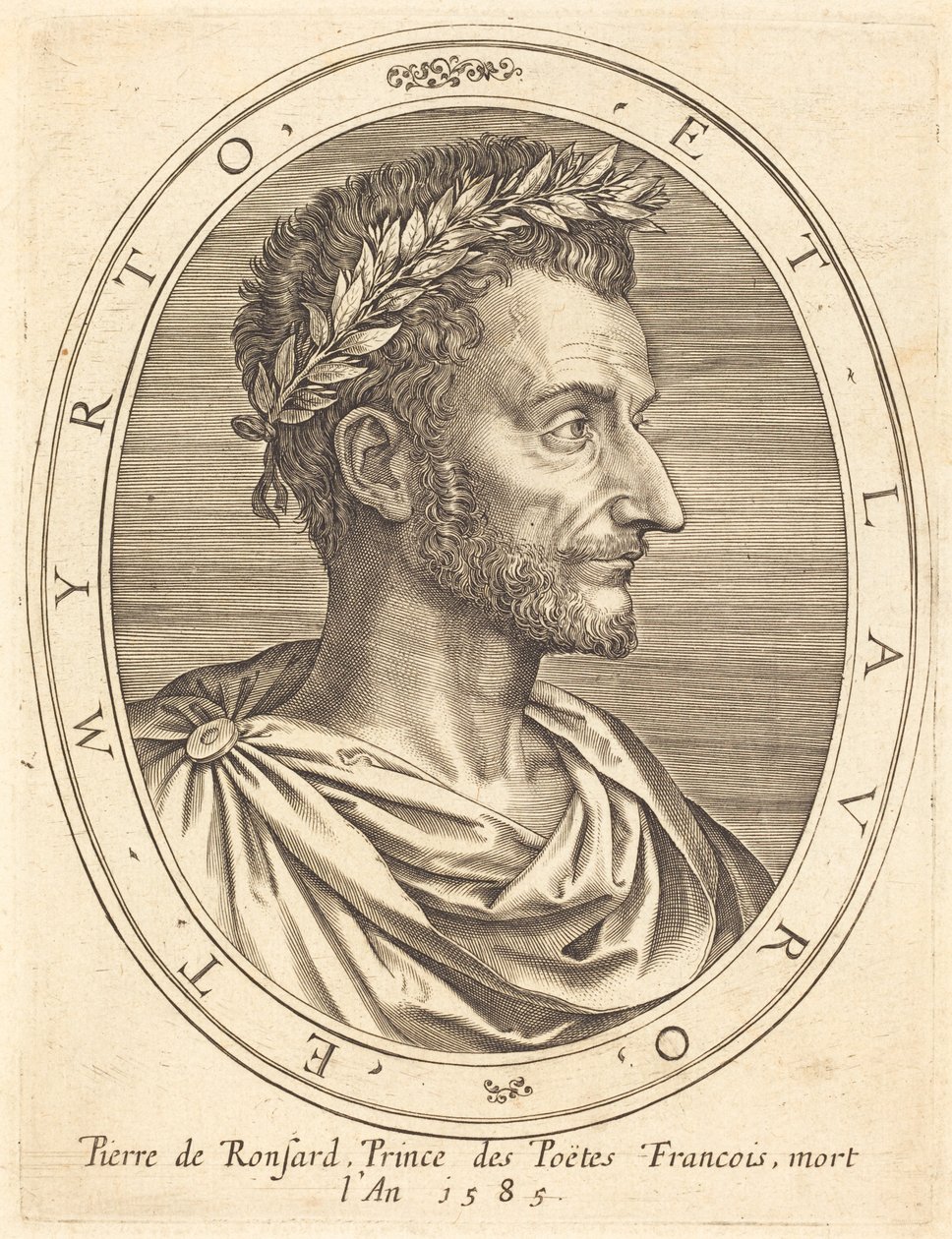 Pierre de Ronsard od Michel Lasne