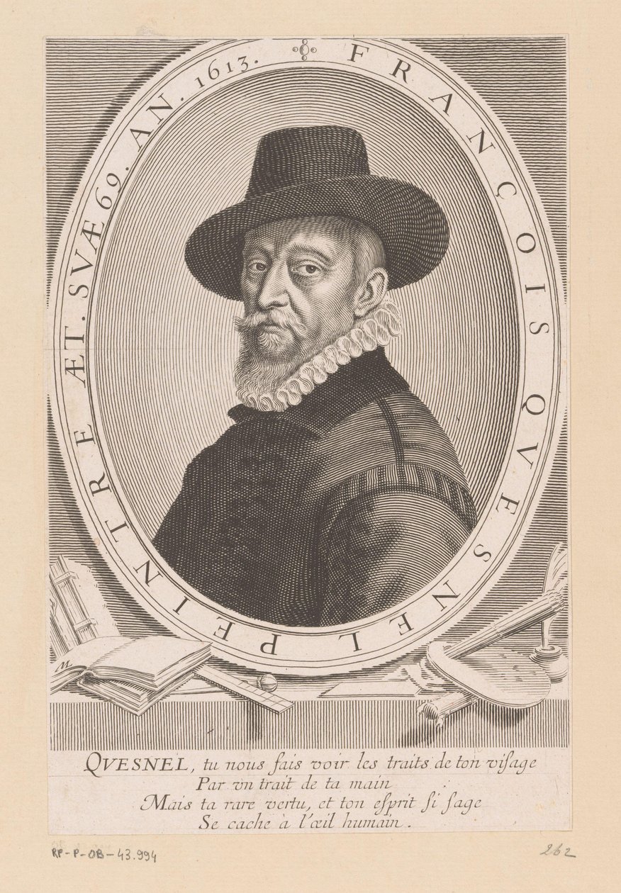 Portrét Françoise Quesnela od Michel Lasne