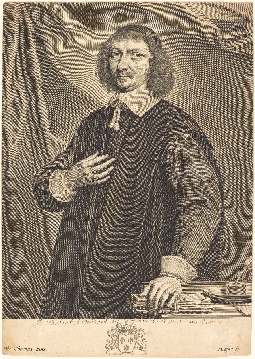 Jacques Thubeuf od Michel Lasne after Philippe de Champaigne