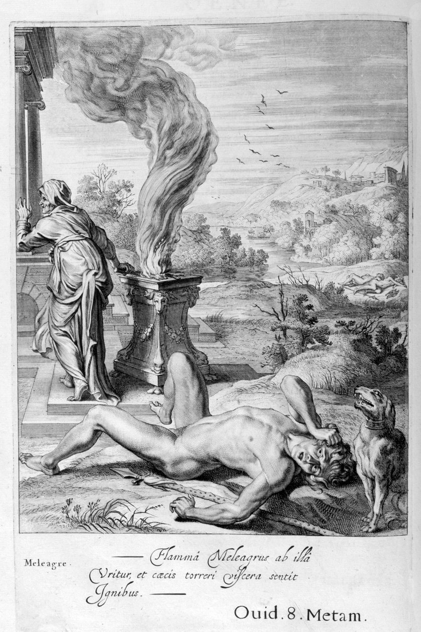 Meleager, 1655 od Michel de Marolles