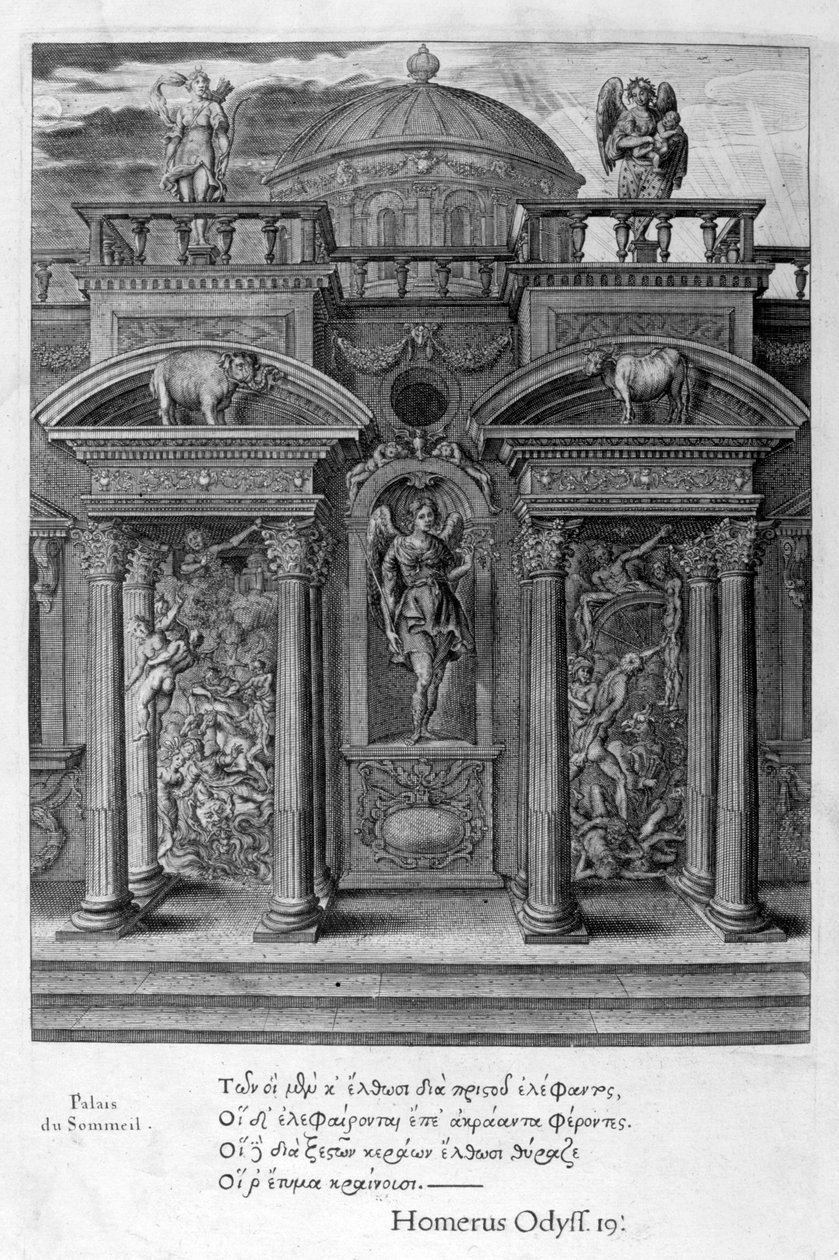 Dům spánku, 1655 od Michel de Marolles