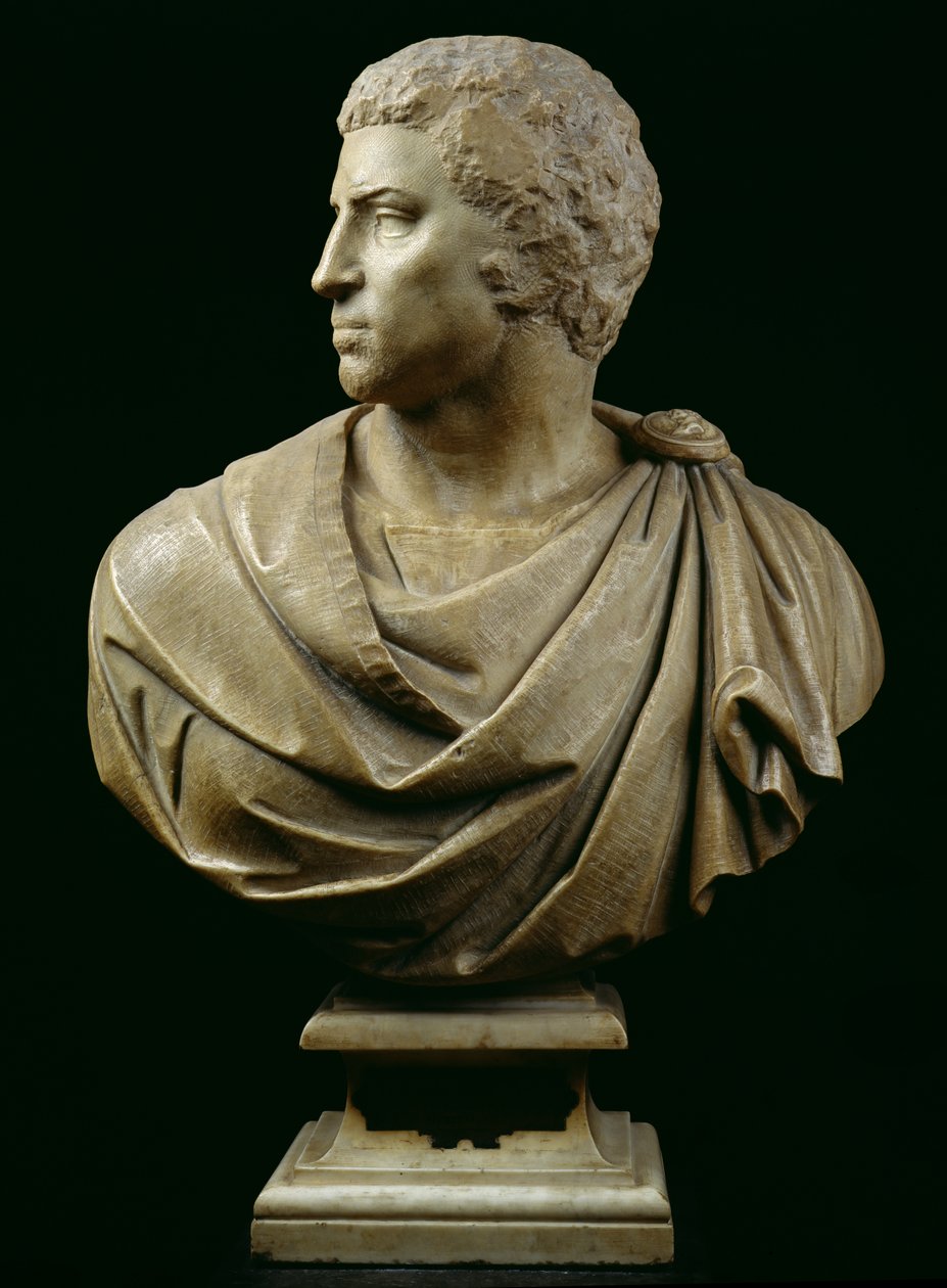 Busta Bruta (85-42 př.nl) kolem 1540 (mramor) (viz také 244606) od Michelangelo Buonarroti