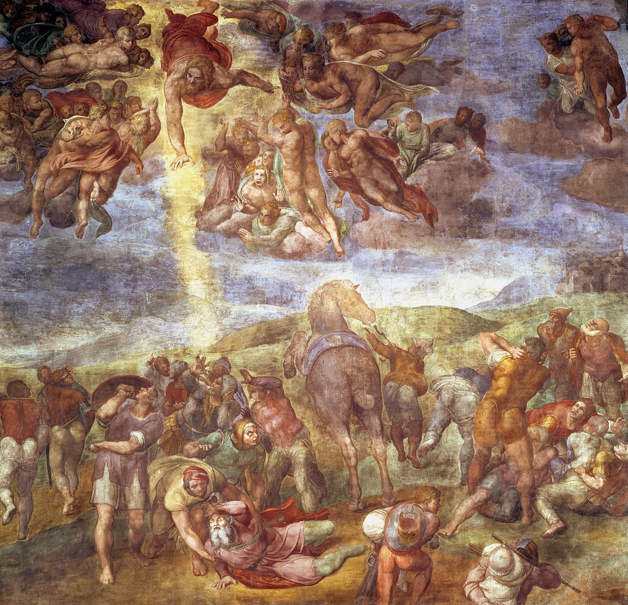 Obrácení svatého Pavla od Michelangelo Buonarroti