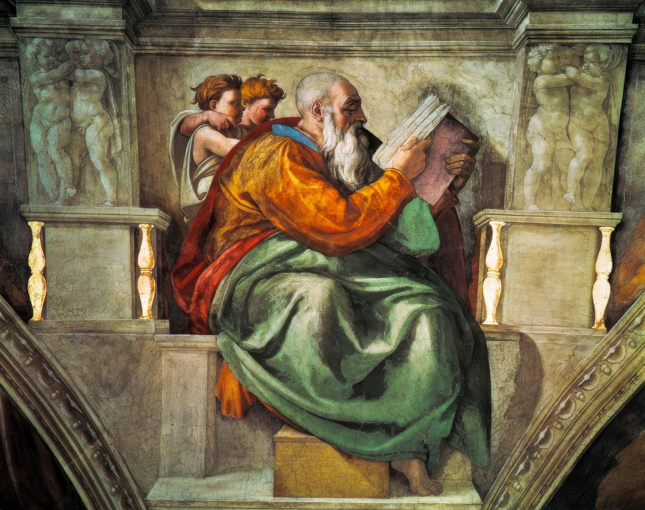 Der Prorok Zachariáš od Michelangelo Buonarroti