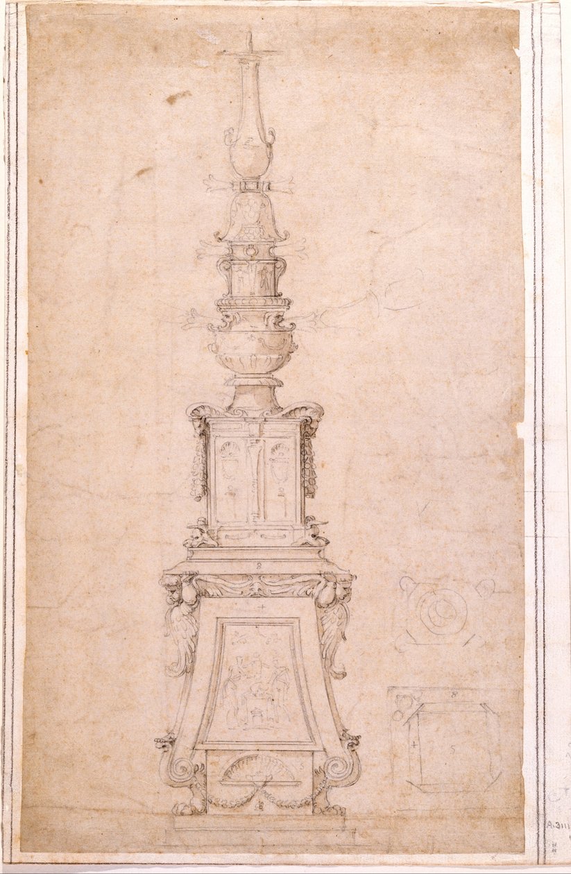 Design pro Svícen od Michelangelo Buonarroti