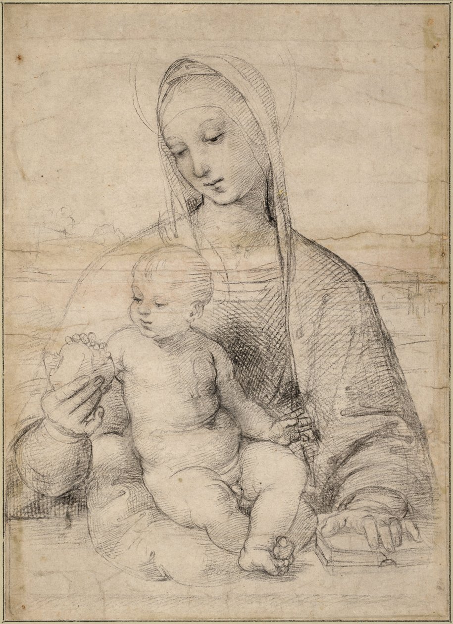 Madona z granátového jablka od Michelangelo Buonarroti