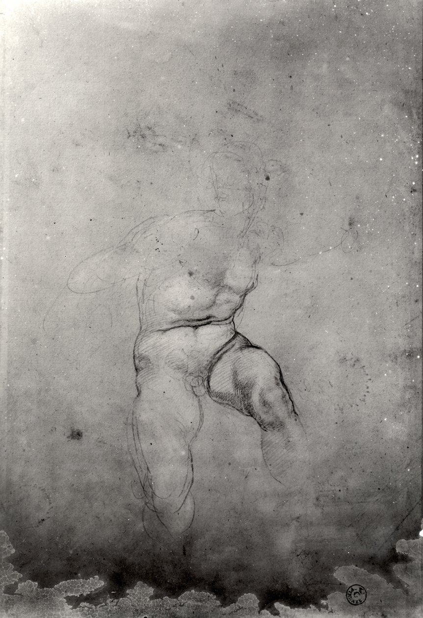Mužský akt od Michelangelo Buonarroti