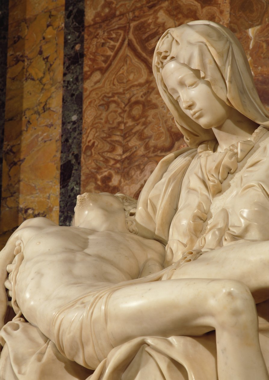 Pieta, 1498-99 (mramor) od Michelangelo Buonarroti