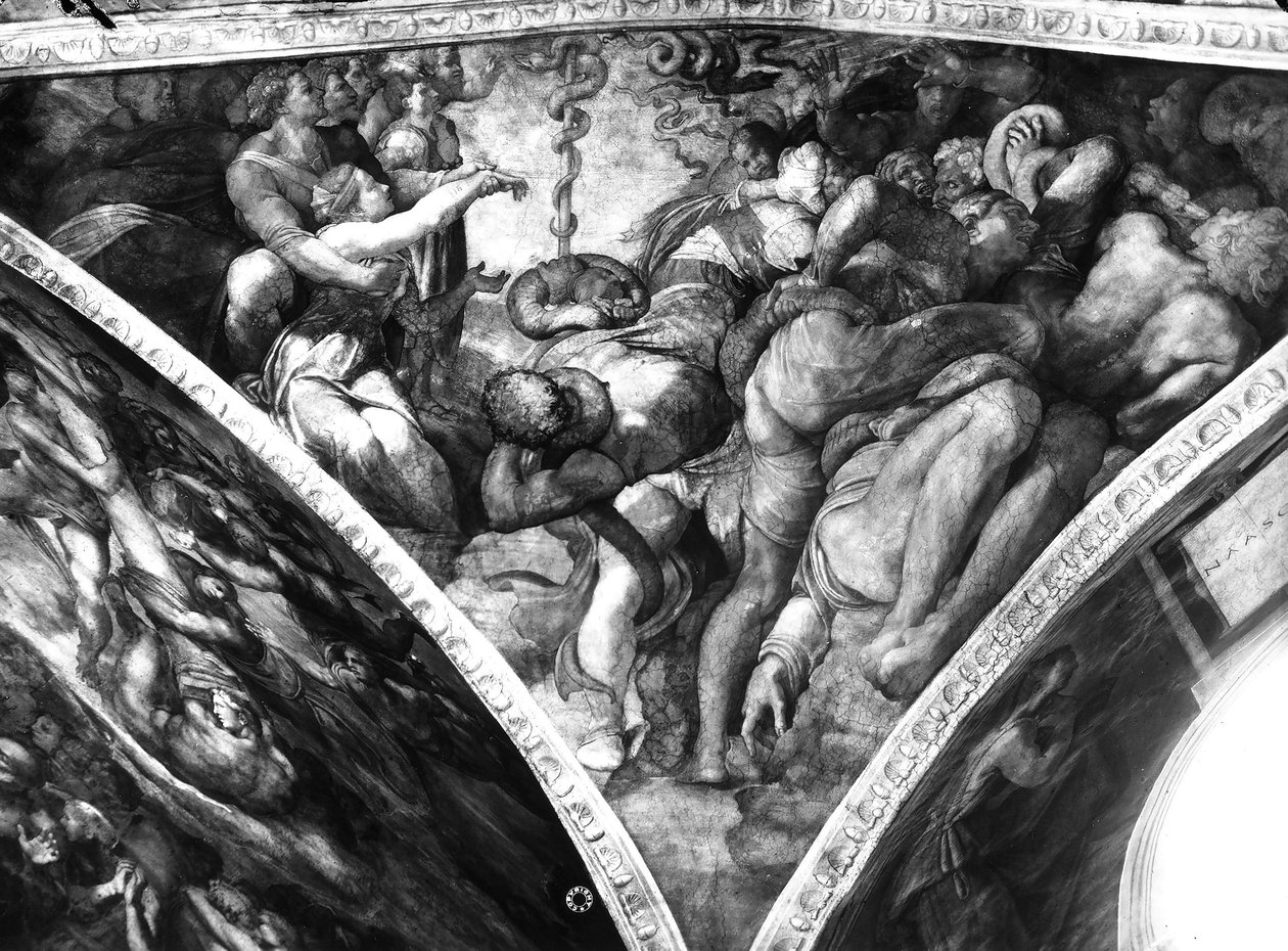 Drzý had ze Sixtinského stropu od Michelangelo Buonarroti