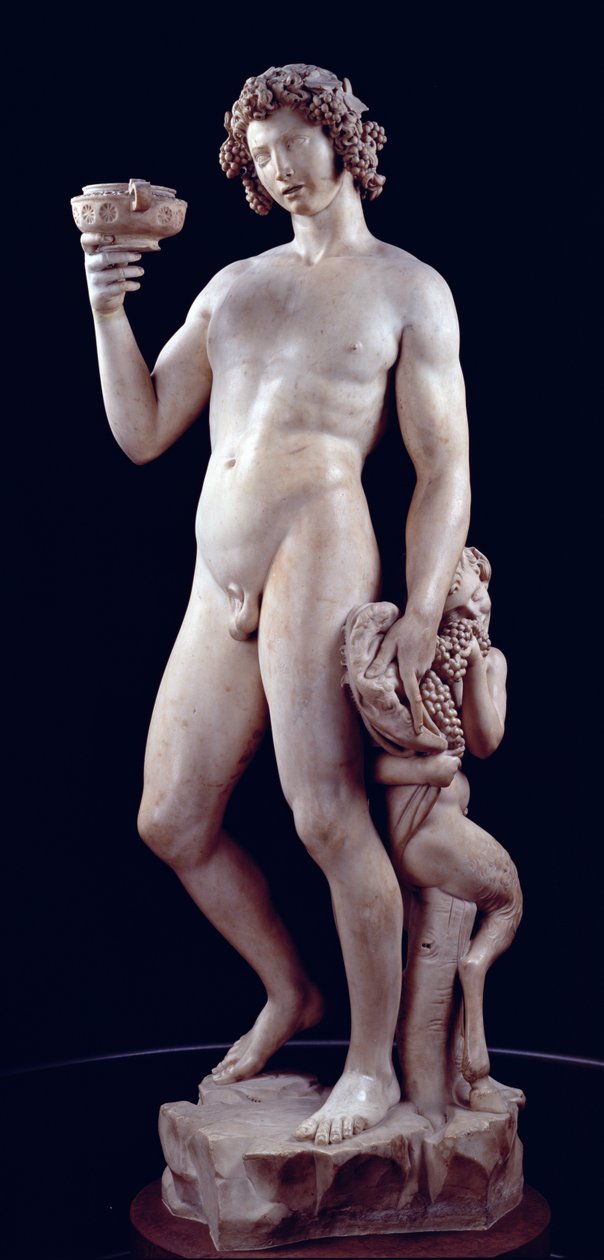 The Drunkenness of Bacchus, 1496-97 (mramor) od Michelangelo Buonarroti