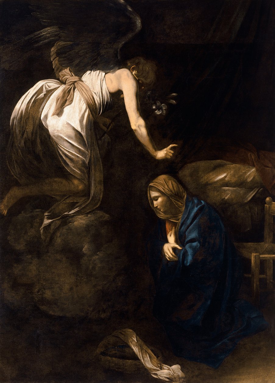 Zvěstování od Michelangelo Merisi Caravaggio