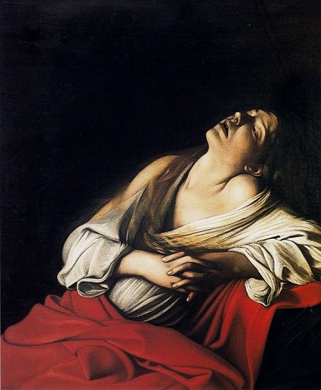 Magdaléna v extázi od Michelangelo Merisi Caravaggio
