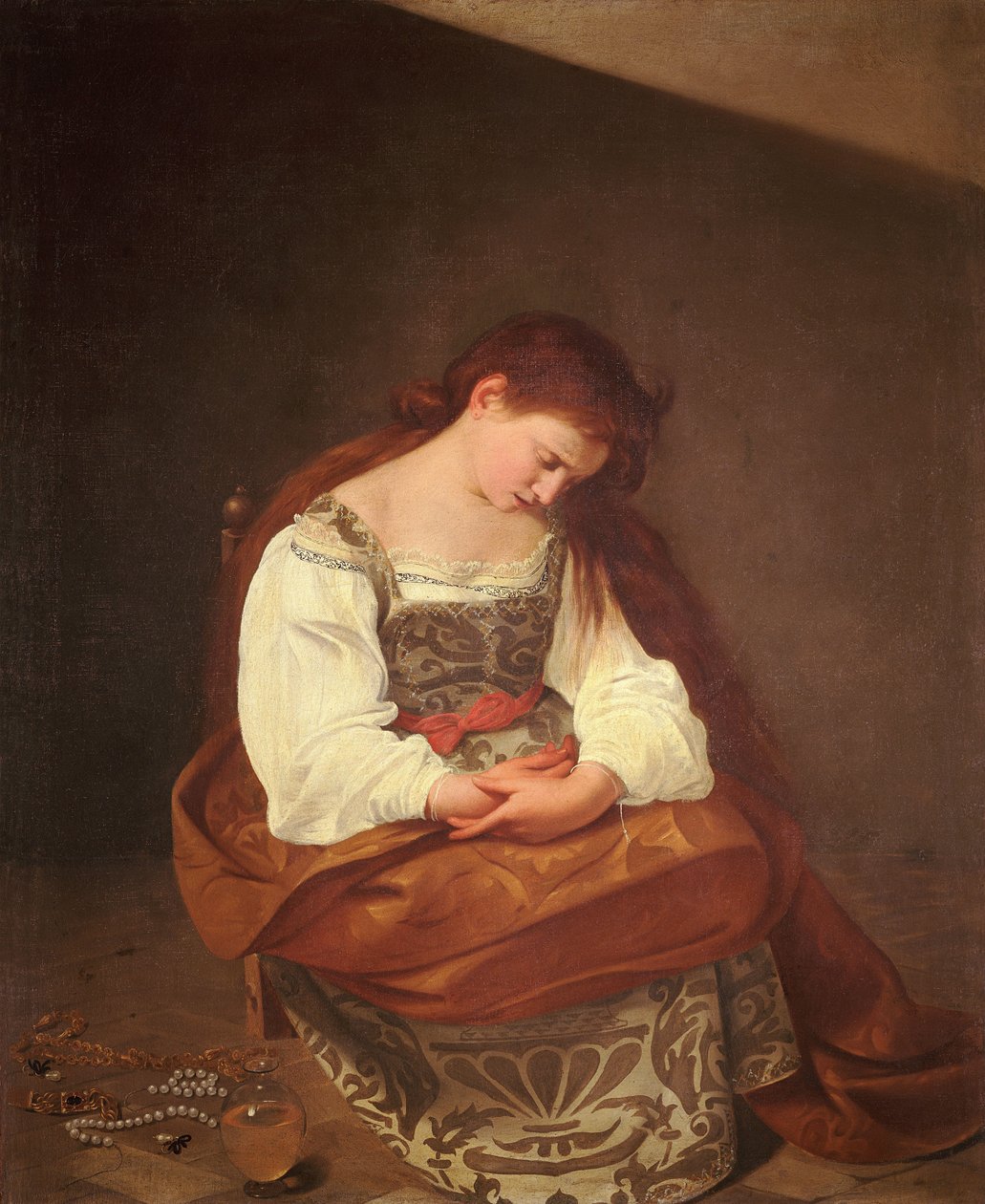Kající Magdalena od Michelangelo Merisi Caravaggio