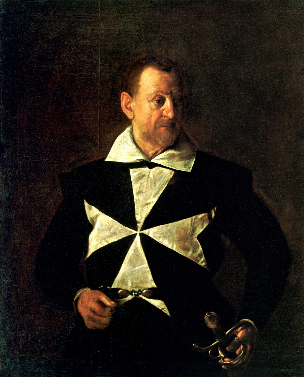 Portrét Fra Antonia Martelliho od Michelangelo Merisi Caravaggio