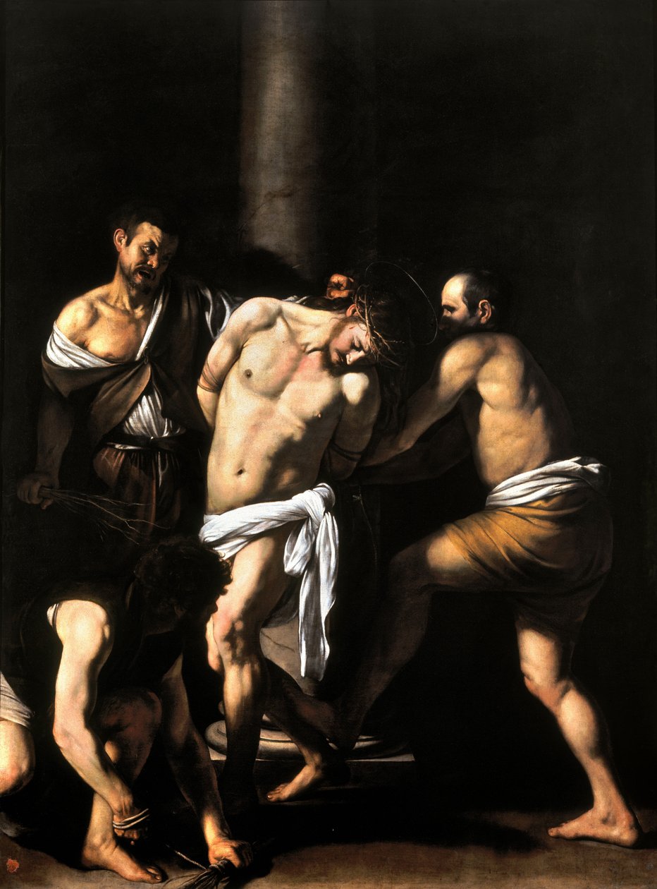 Bičování Krista od Michelangelo Merisi Caravaggio
