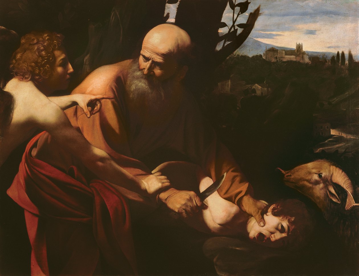 Obětování Izáka, 1603 od Michelangelo Merisi Caravaggio