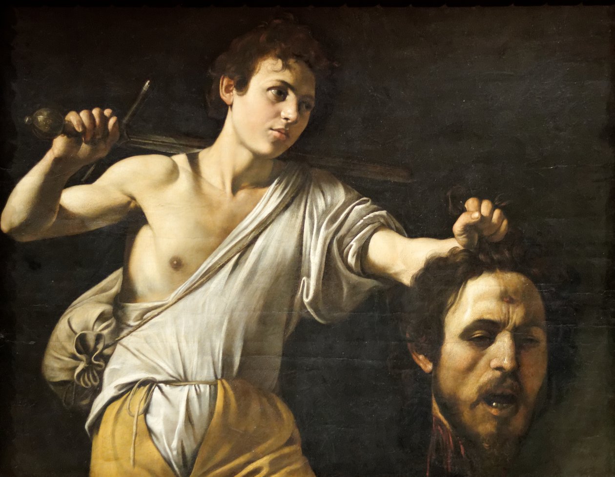 David s hlavou Goliáše od Michelangelo Merisi Caravaggio