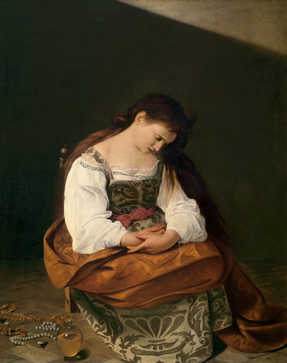 Kajícnice Marie Magdalena, 1596-97 od Michelangelo Merisi Caravaggio