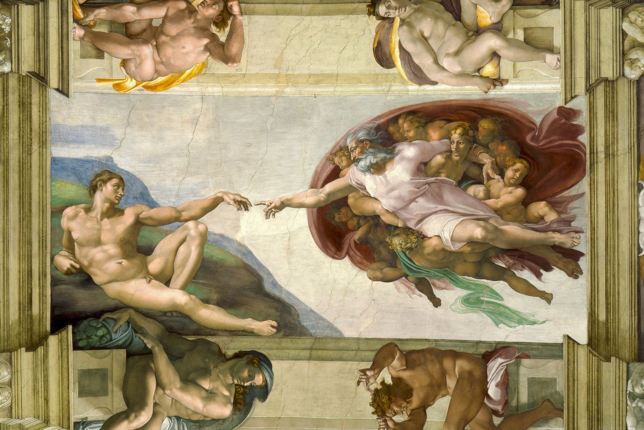Stvoření Adama od Michelangelo