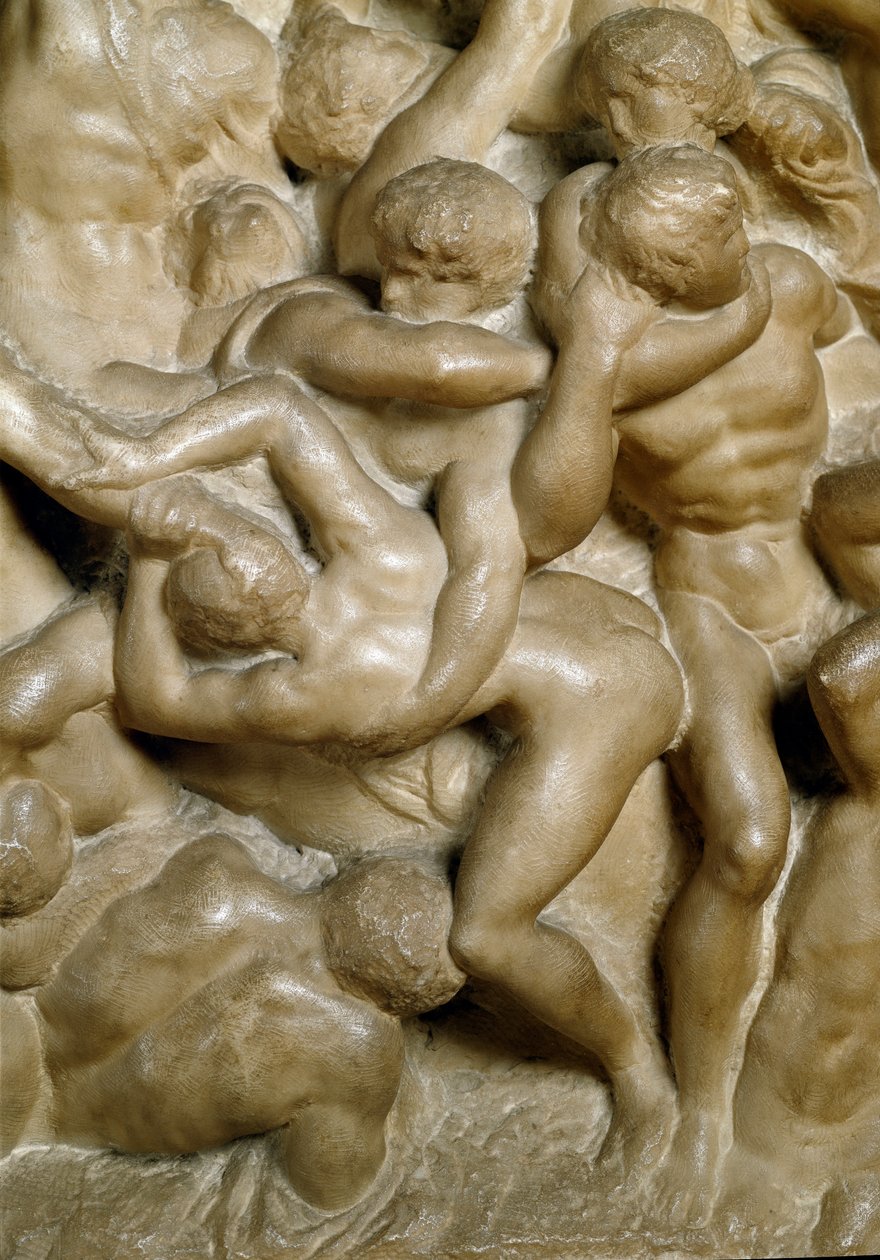 Bitva Lapiths proti Kentaurům od Michelangelo Buonarroti