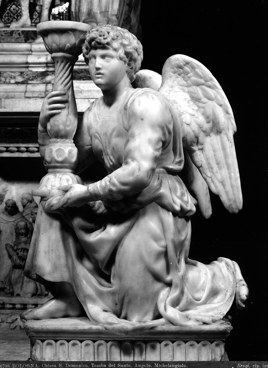 Svícen Anděl z archy svatého Dominika od Michelangelo Buonarroti