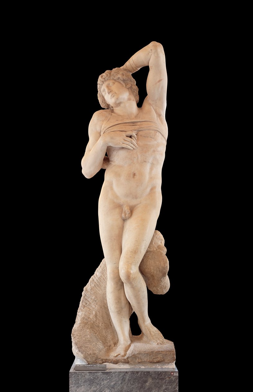 V zajetí, známý jako The Dying Slave od Michelangelo Buonarroti