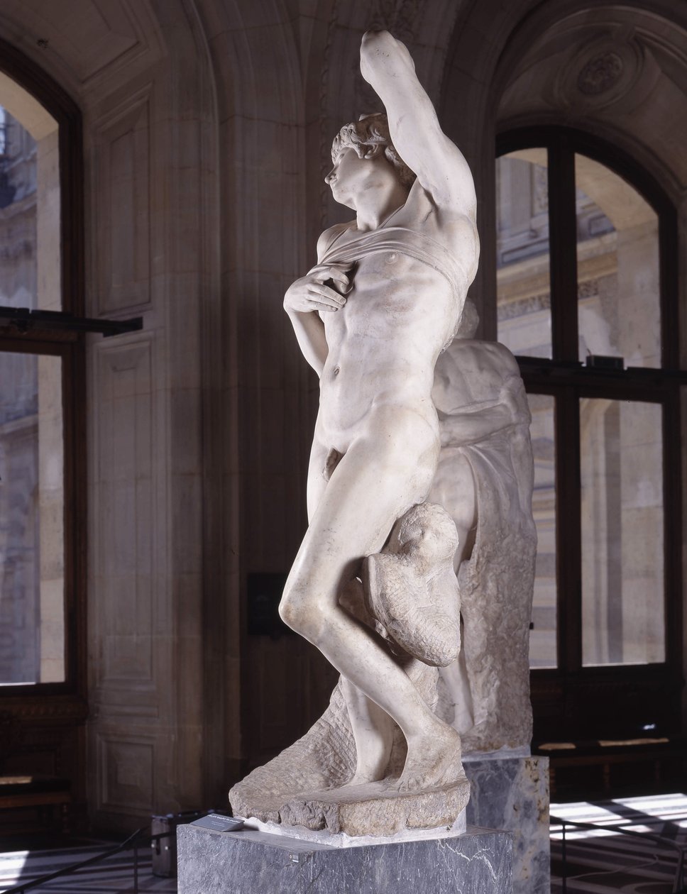 V zajetí, známý jako The Dying Slave od Michelangelo Buonarroti