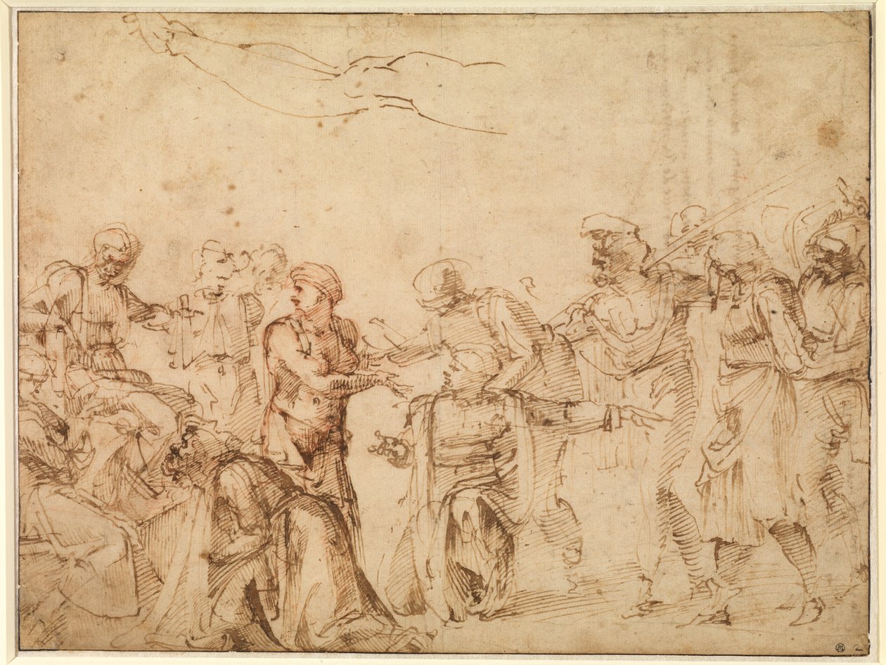 Kristus před Pilátem od Michelangelo Buonarroti