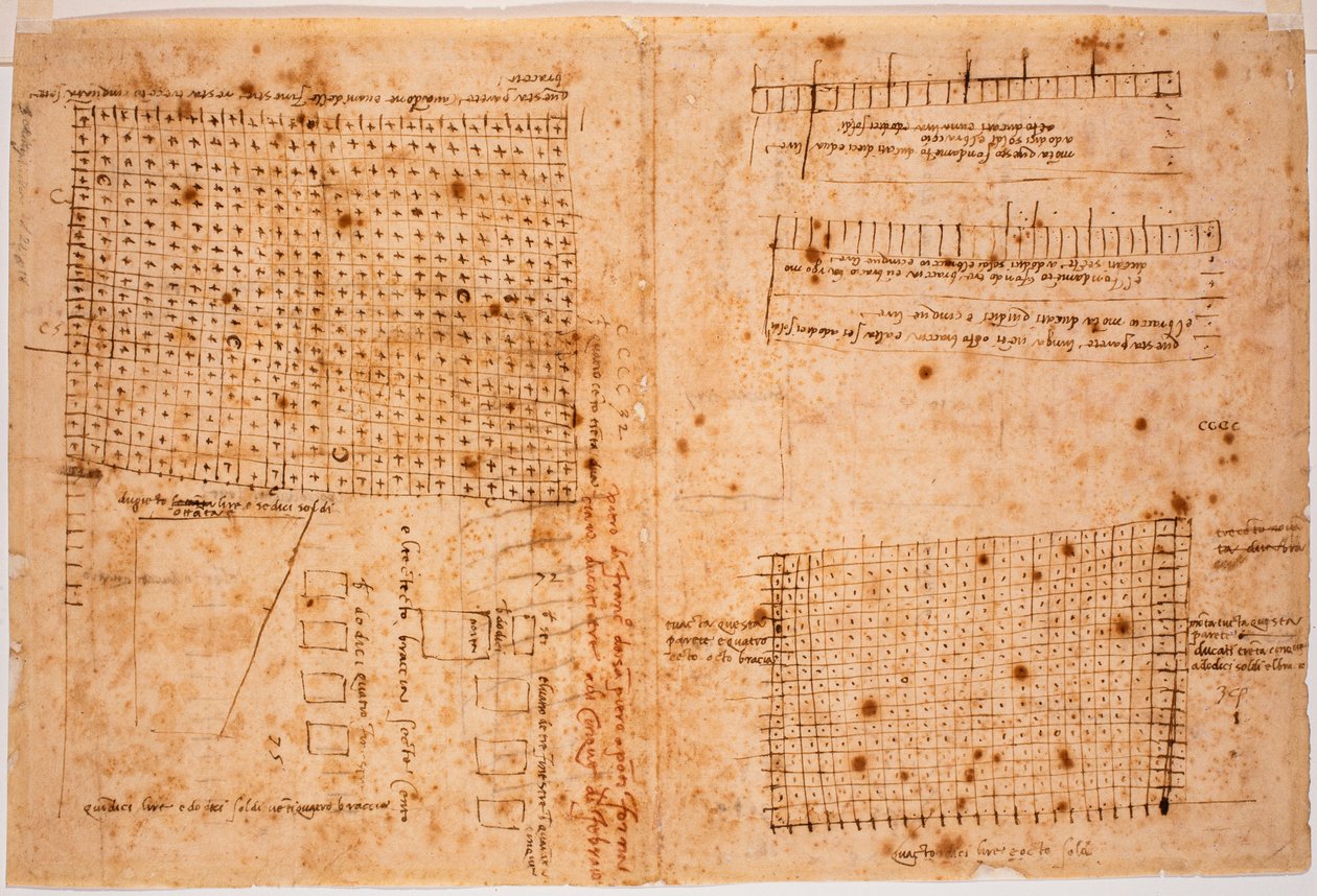 Počty zednických prací od Michelangelo Buonarroti