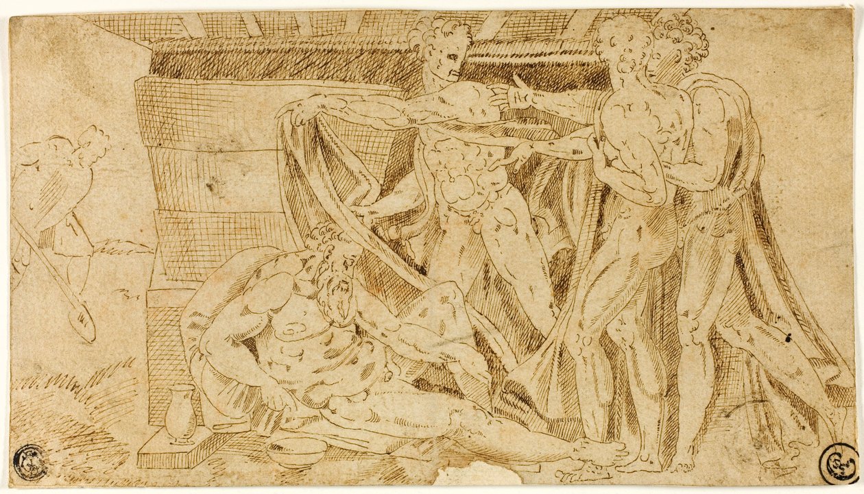 Noemova opilost od Michelangelo Buonarroti