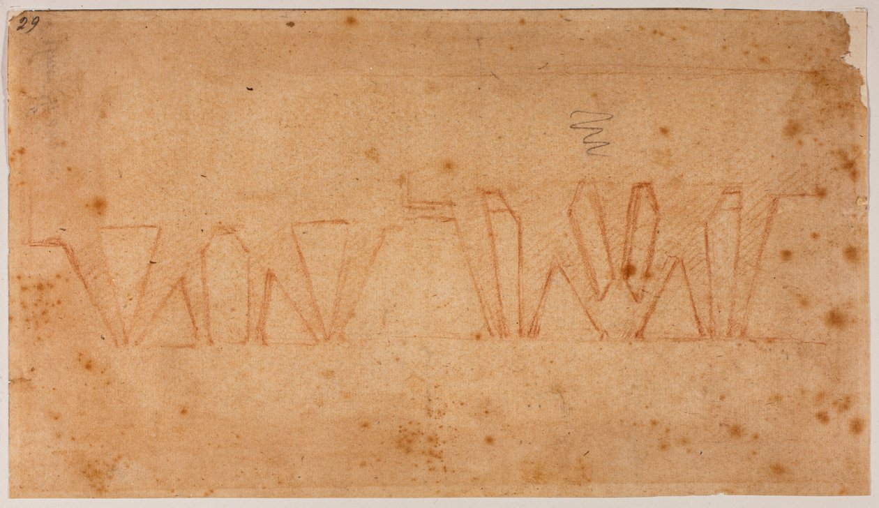 Opevňovací plán od Michelangelo Buonarroti