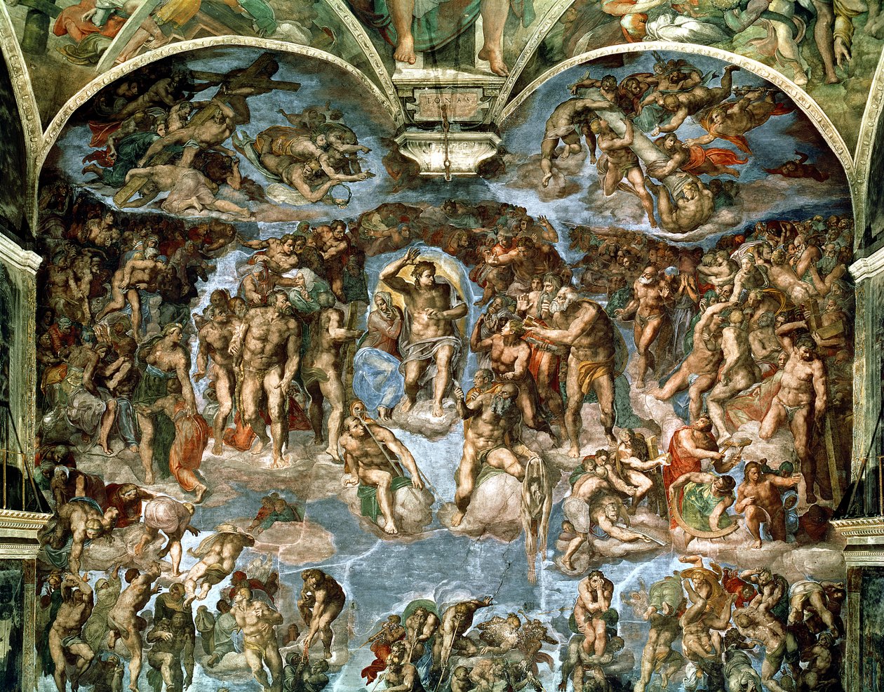 Poslední soud ze Sixtinské kaple od Michelangelo Buonarroti