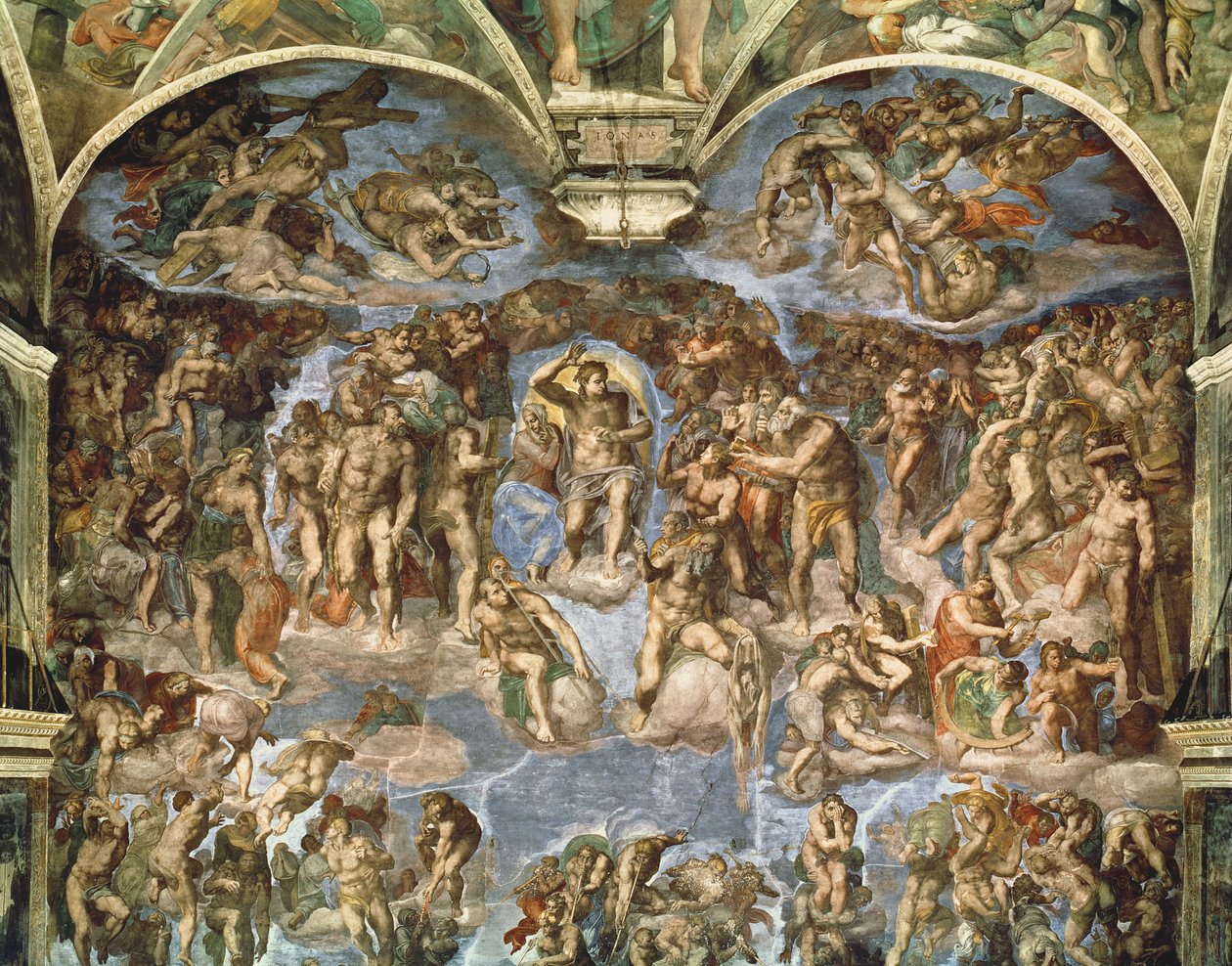 Poslední soud ze Sixtinské kaple od Michelangelo Buonarroti