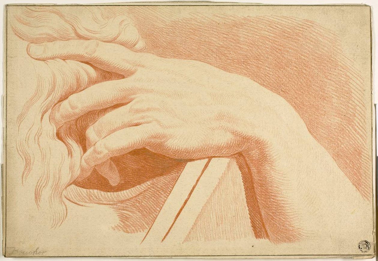 Levá ruka Mojžíše od Michelangelo Buonarroti