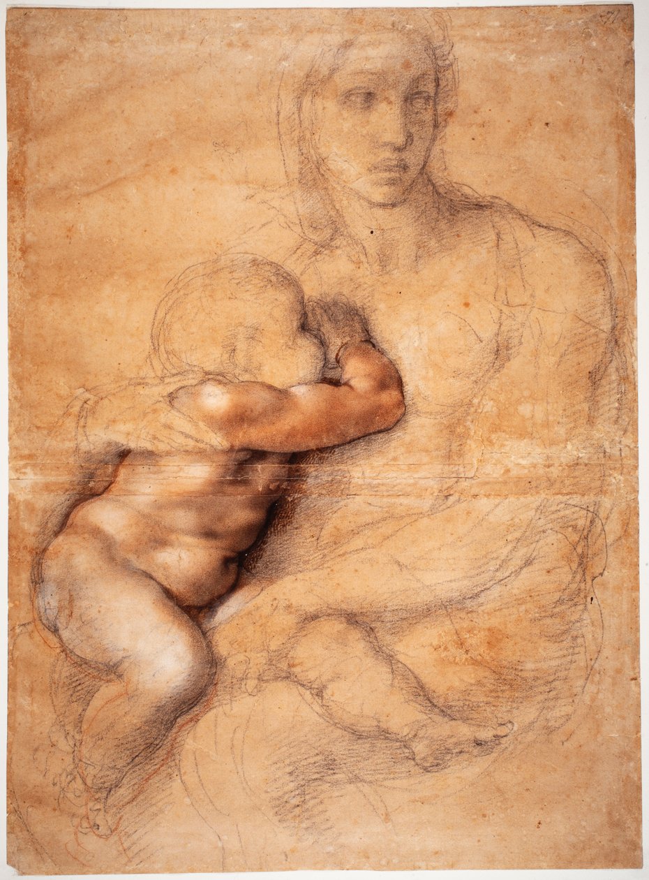 Madona s dítětem od Michelangelo Buonarroti