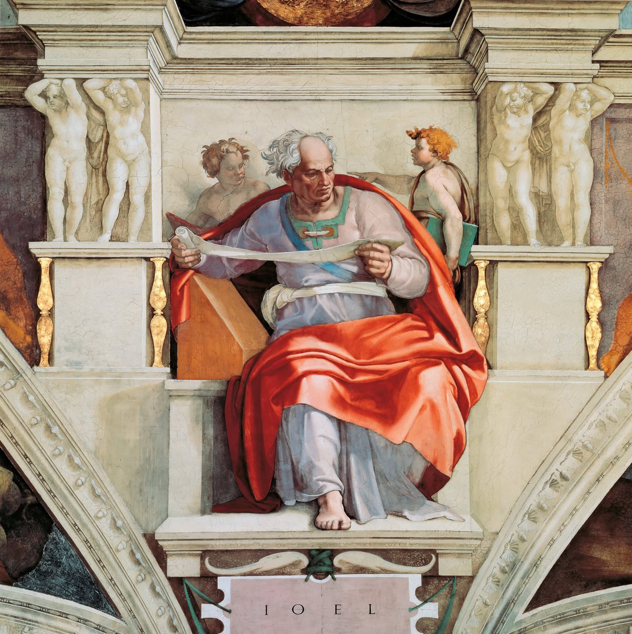 Proroci a Sibyly: Strop Sixtinské kaple Joela ve Vatikánu, 1508-1512. od Michelangelo Buonarroti