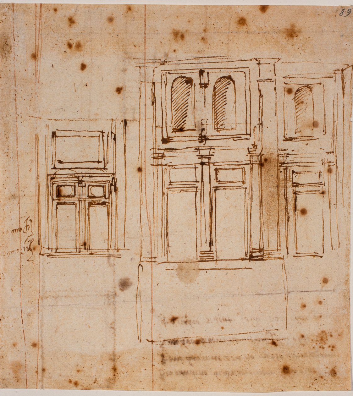 Nástěnné prospekty pro Vavřineckou kapli od Michelangelo Buonarroti