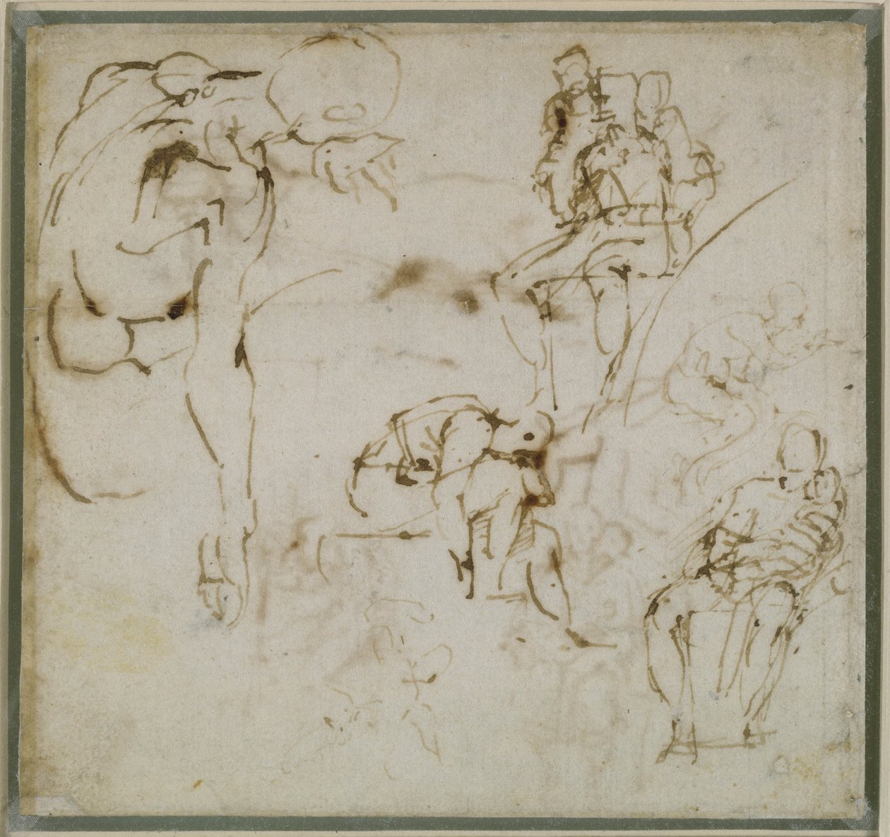 Study of Figures, c.1511 od Michelangelo Buonarroti