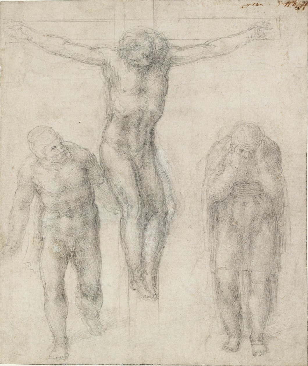Ukřižování, 16. století od Michelangelo Buonarroti