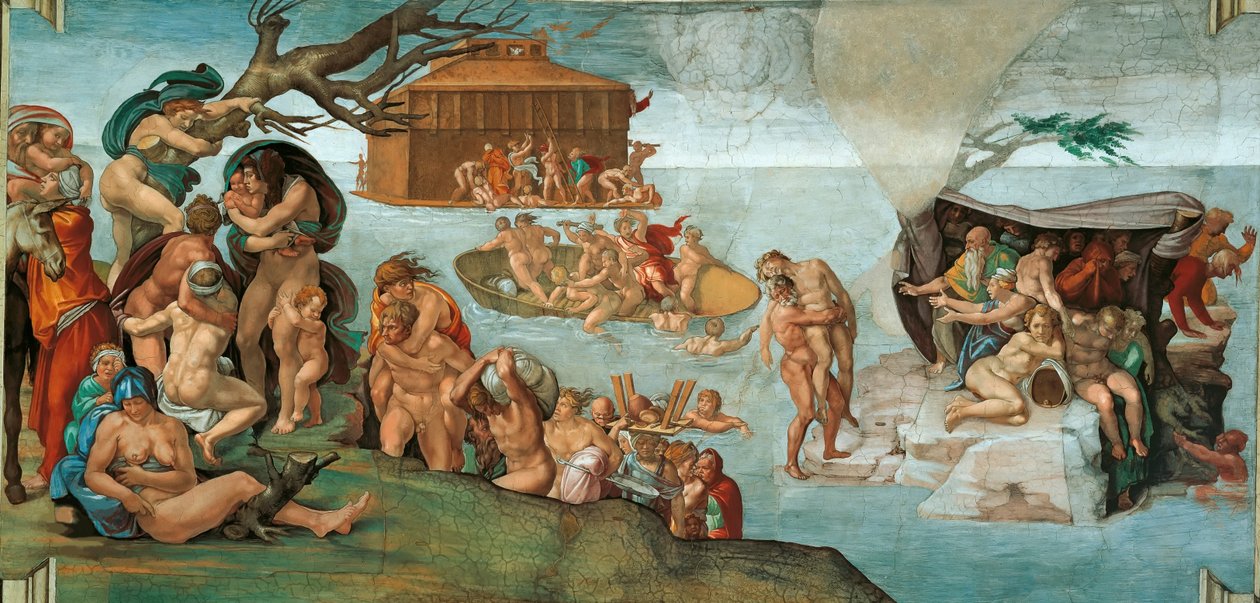 Strop Sixtinské kaple ve Vatikánu, 1508-1512. od Michelangelo Buonarroti