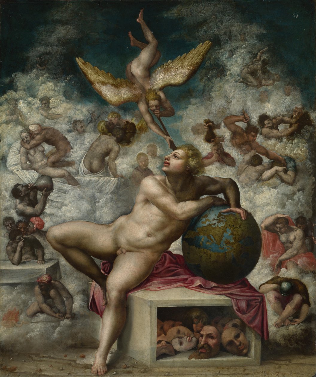 Sen o lidském životě, po roce 1533 od Michelangelo Buonarroti