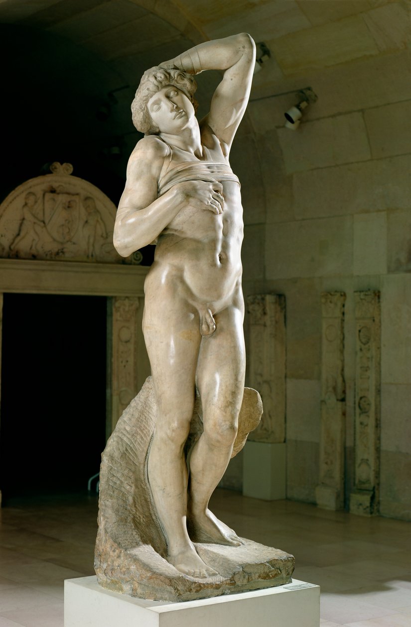 Umírající otrok, 1513-15 od Michelangelo Buonarroti