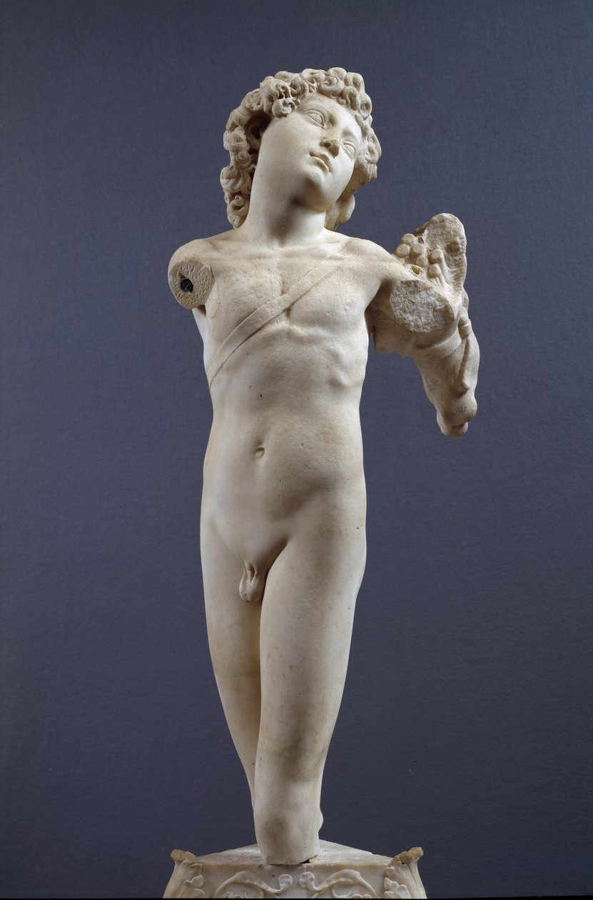 Mladý lukostřelec, cca 1490 (mramor) od Michelangelo Buonarroti