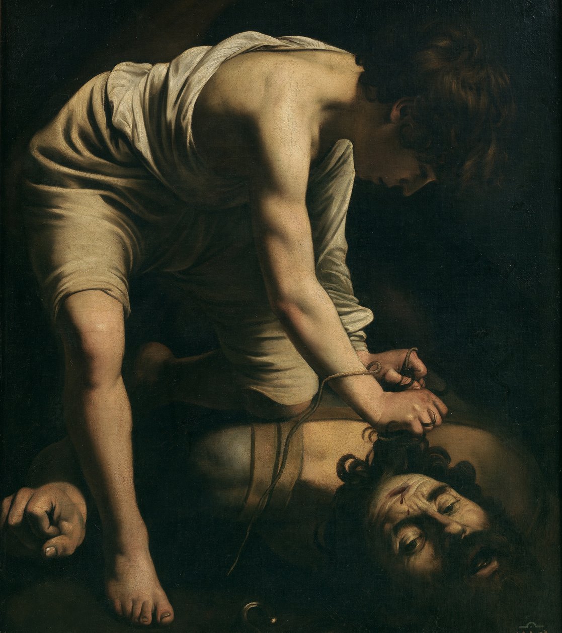 David s hlavou Goliáše od Michelangelo Merisi Caravaggio